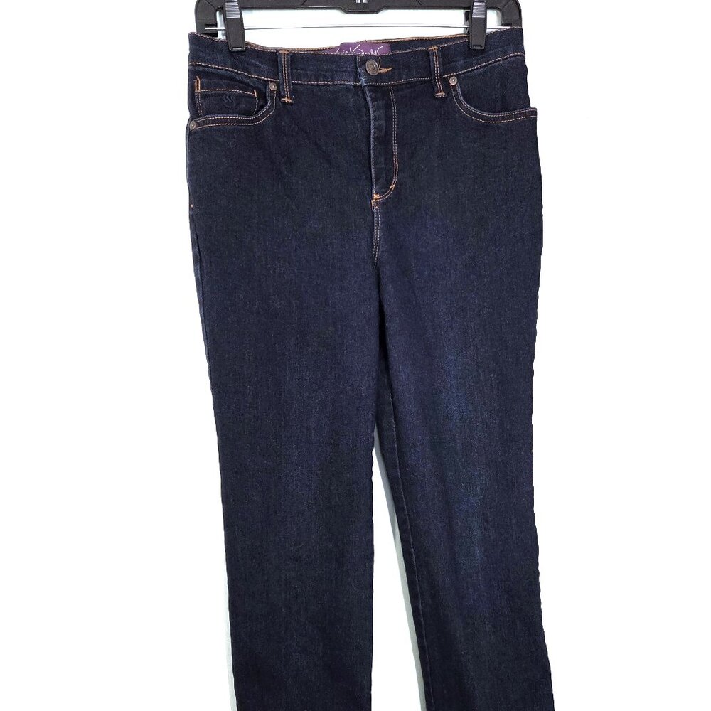 Gloria Vanderbilt Amanda Dark Wash Straight Leg Jeans Size 8P